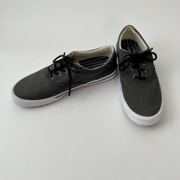 Men's Sperry Top-Sider Striper II Salt Washed Canvas Sneaker, Size 10.5 - Picture 5 of 8